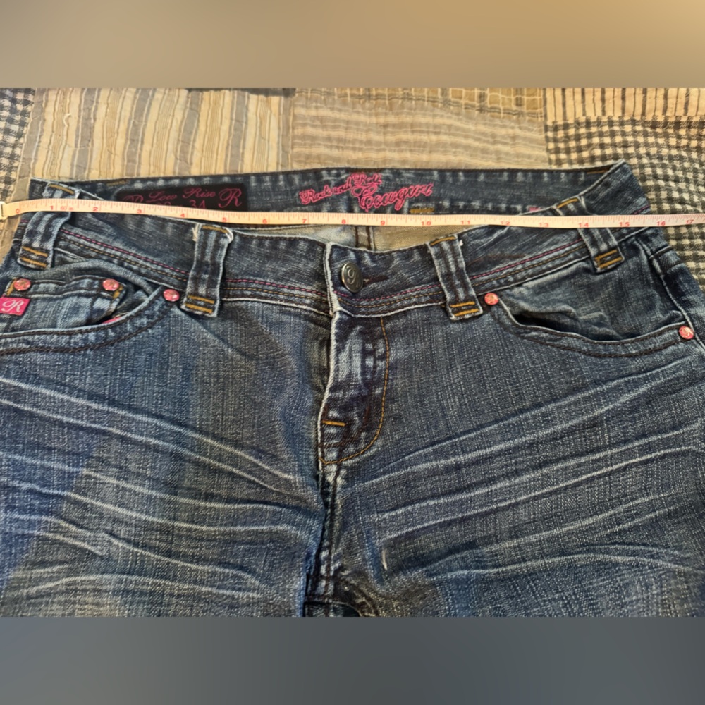 SOLD
Rock & Roll Cowgirl Dark Blue Flare Jeans - Picture 3 of 9